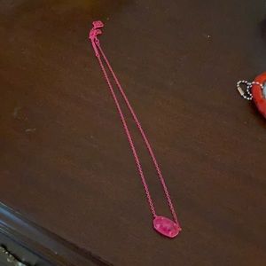 Hot pink necklace